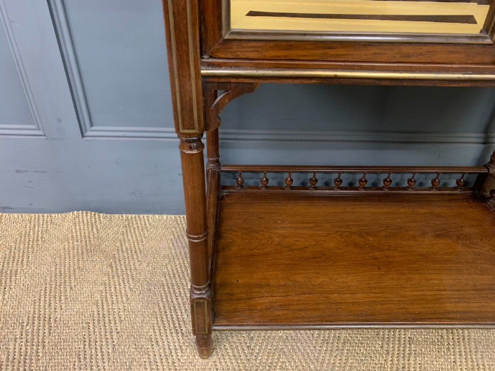 Victorian Rosewood Cabinet / Whatnot View X