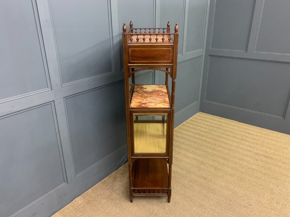 Victorian Rosewood Cabinet / Whatnot View XI