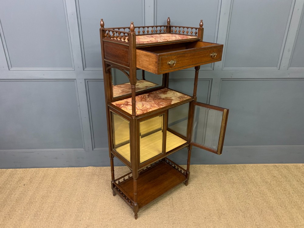 Victorian Rosewood Cabinet / Whatnot View XVII