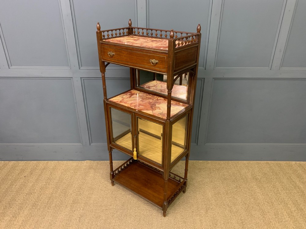 Victorian Rosewood Cabinet / Whatnot View XIX