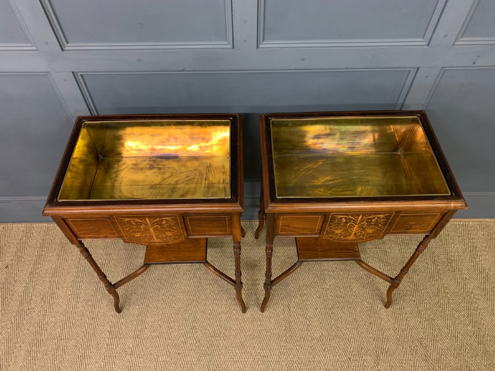 Pair of Inlaid Rosewood Jardinieres View VI