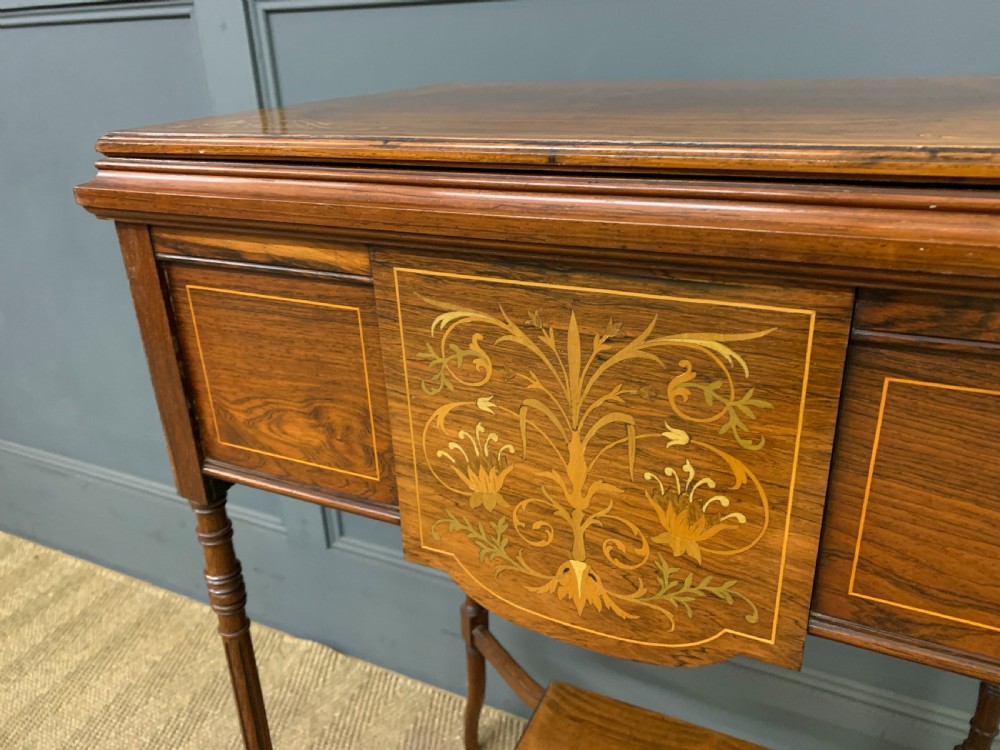 Pair of Inlaid Rosewood Jardinieres View XI
