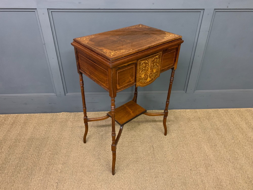 Pair of Inlaid Rosewood Jardinieres View XV