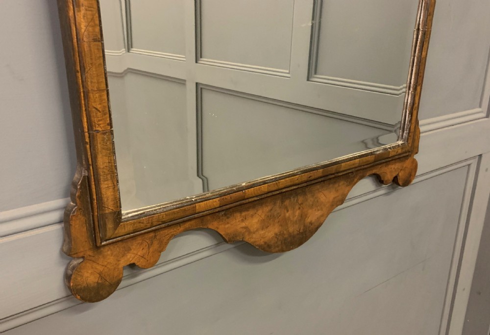 19th Century Burr Walnut Mirror View III