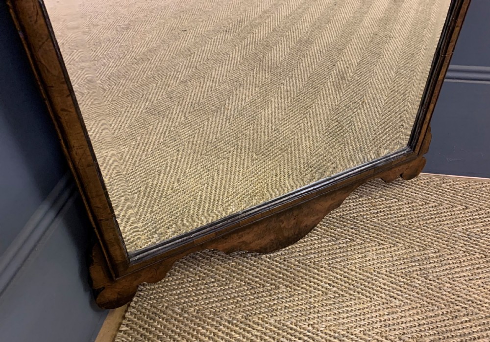 19th Century Burr Walnut Mirror View VI