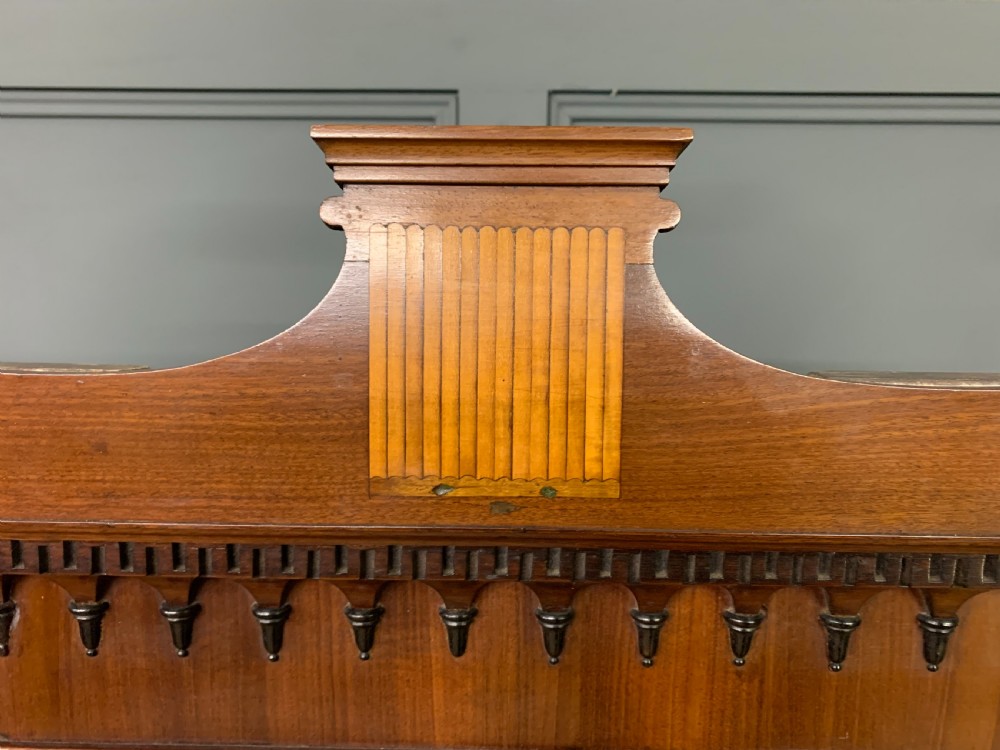 George III Inlaid Mahogany Secretaire Bookcase View IX