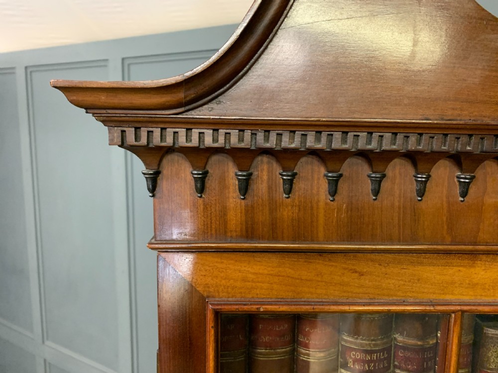 George III Inlaid Mahogany Secretaire Bookcase View XXIII