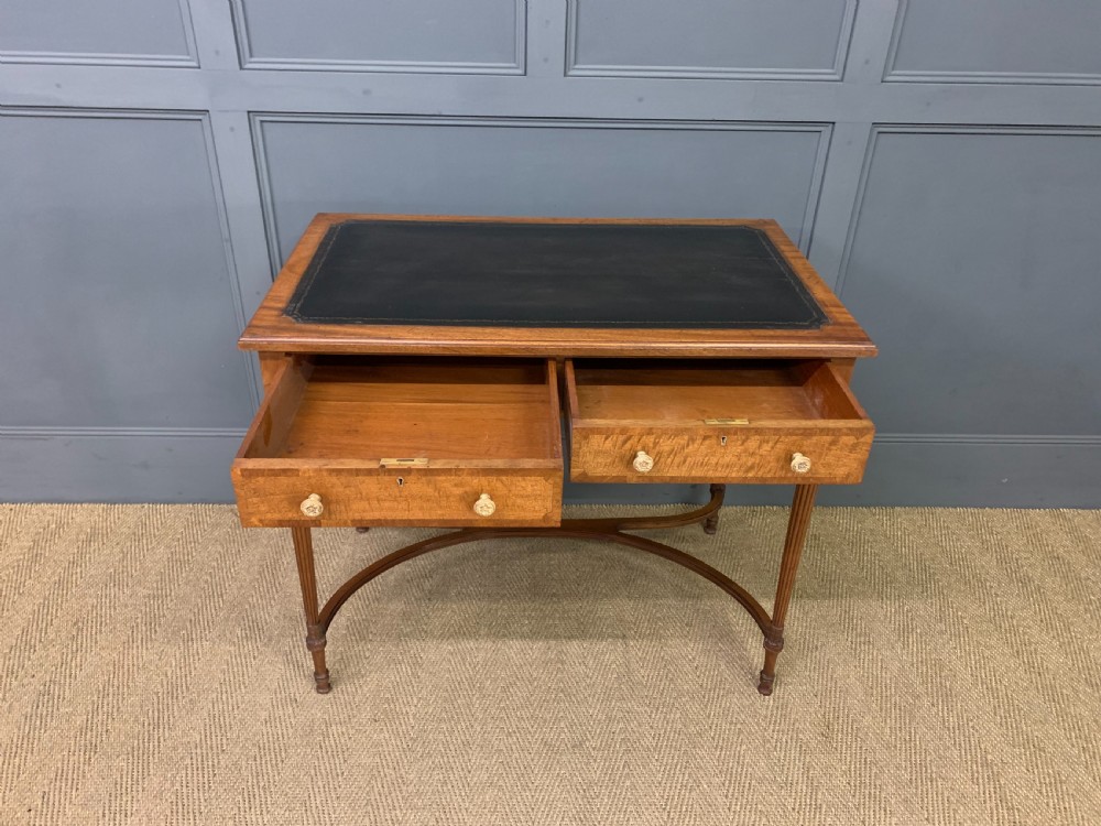 19th Century Mahogany Writing Table View XI