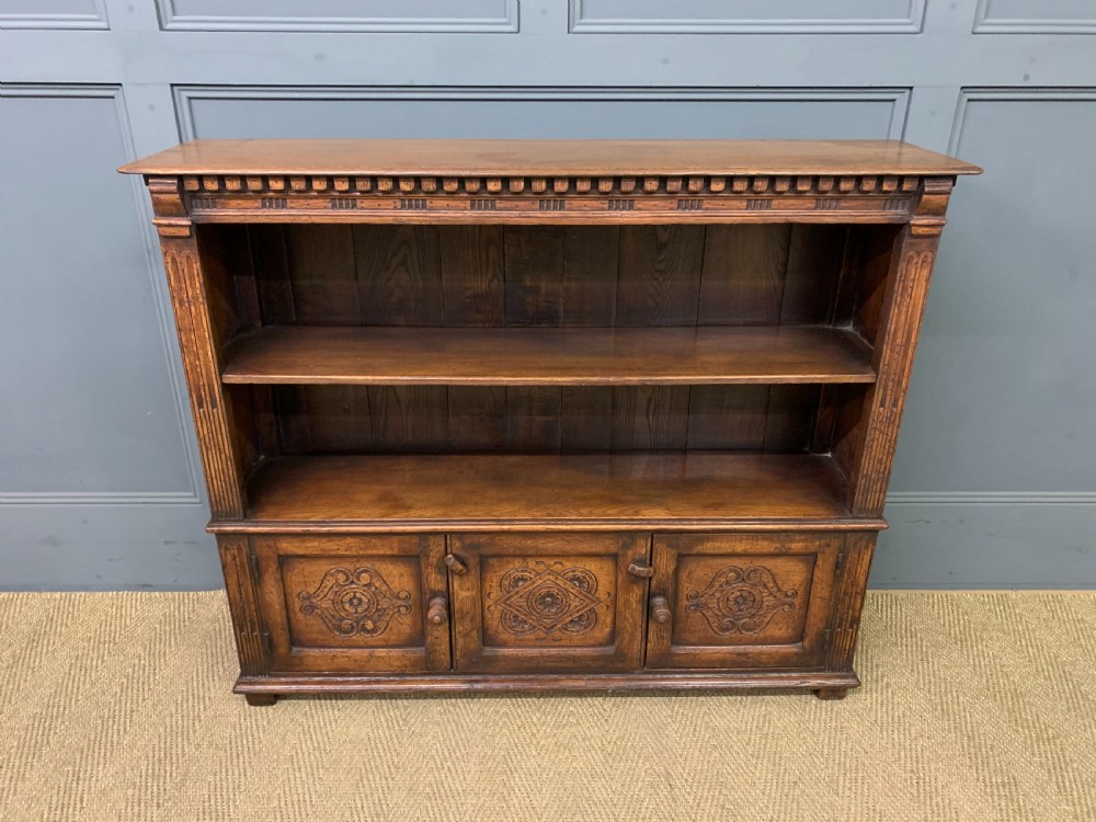 Ipswich Oak Bookcase View II