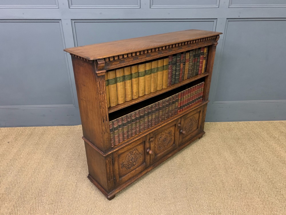 Ipswich Oak Bookcase View VIII