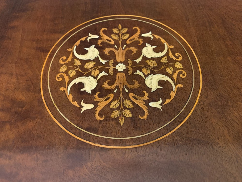 Edwardian Inlaid Revolving Bookcase by Maple and Co. View IX