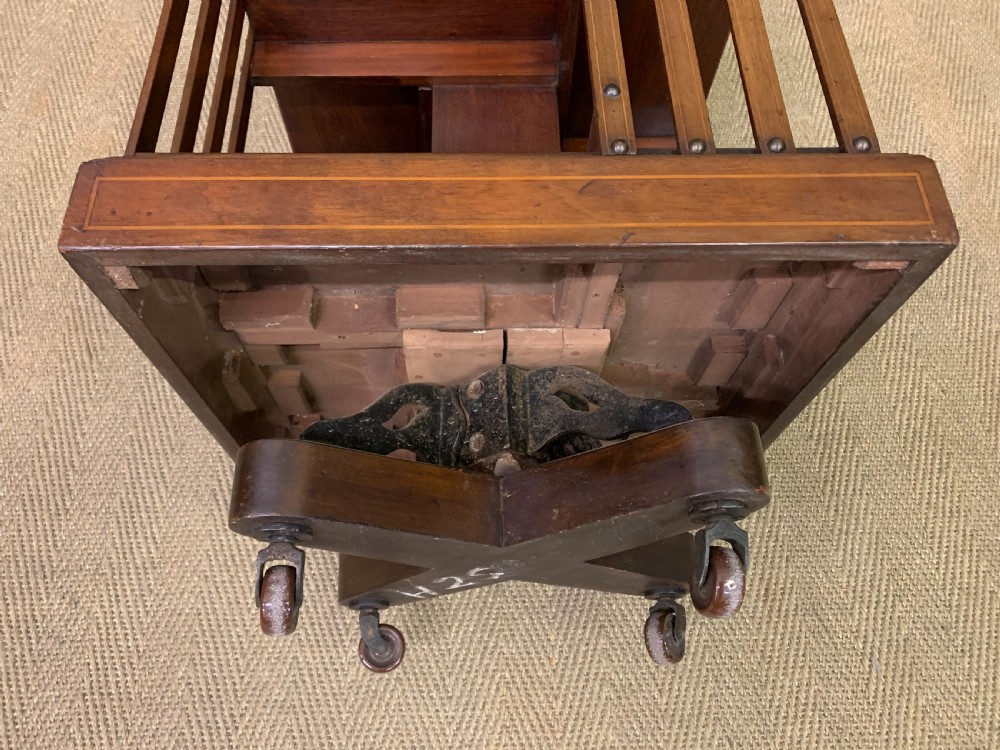 Edwardian Inlaid Revolving Bookcase by Maple and Co. View XII
