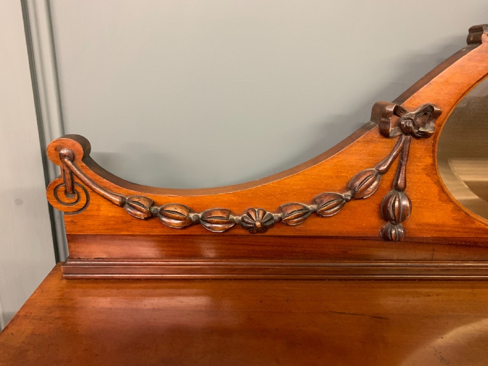 Edwardian Inlaid Mahogany Display Cabinet View VI
