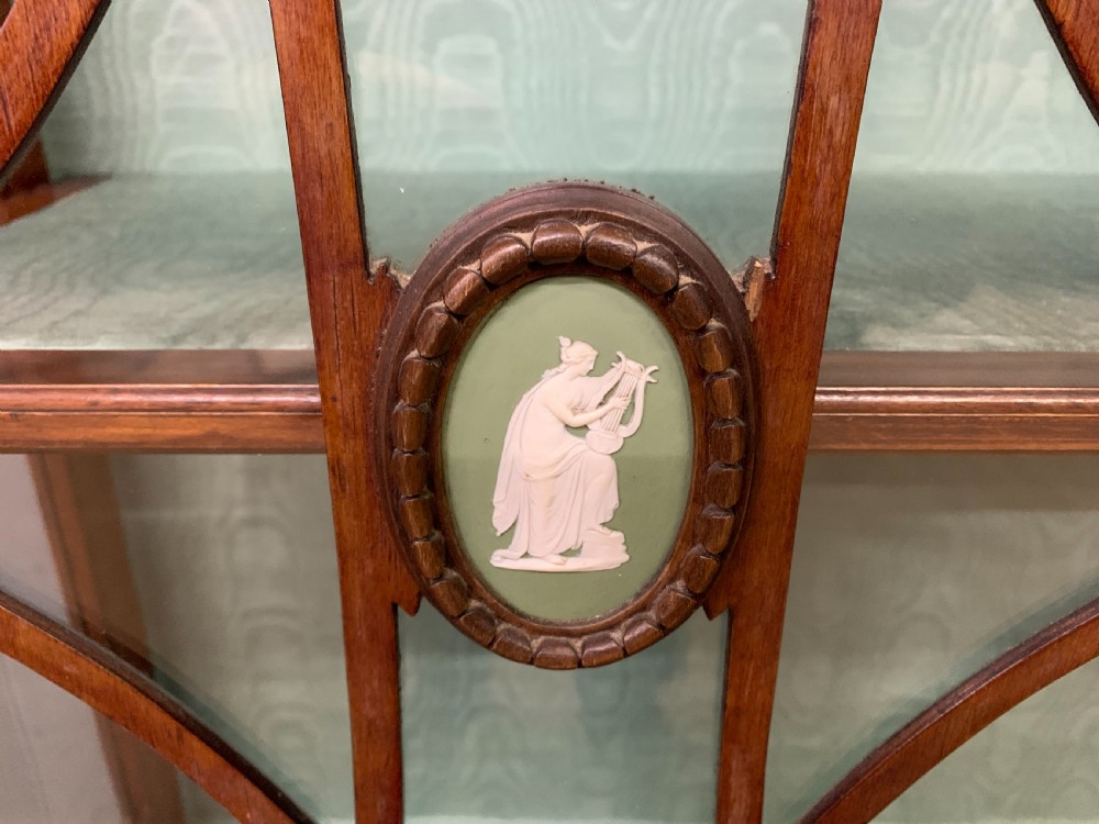 Edwardian Inlaid Mahogany Display Cabinet View IX