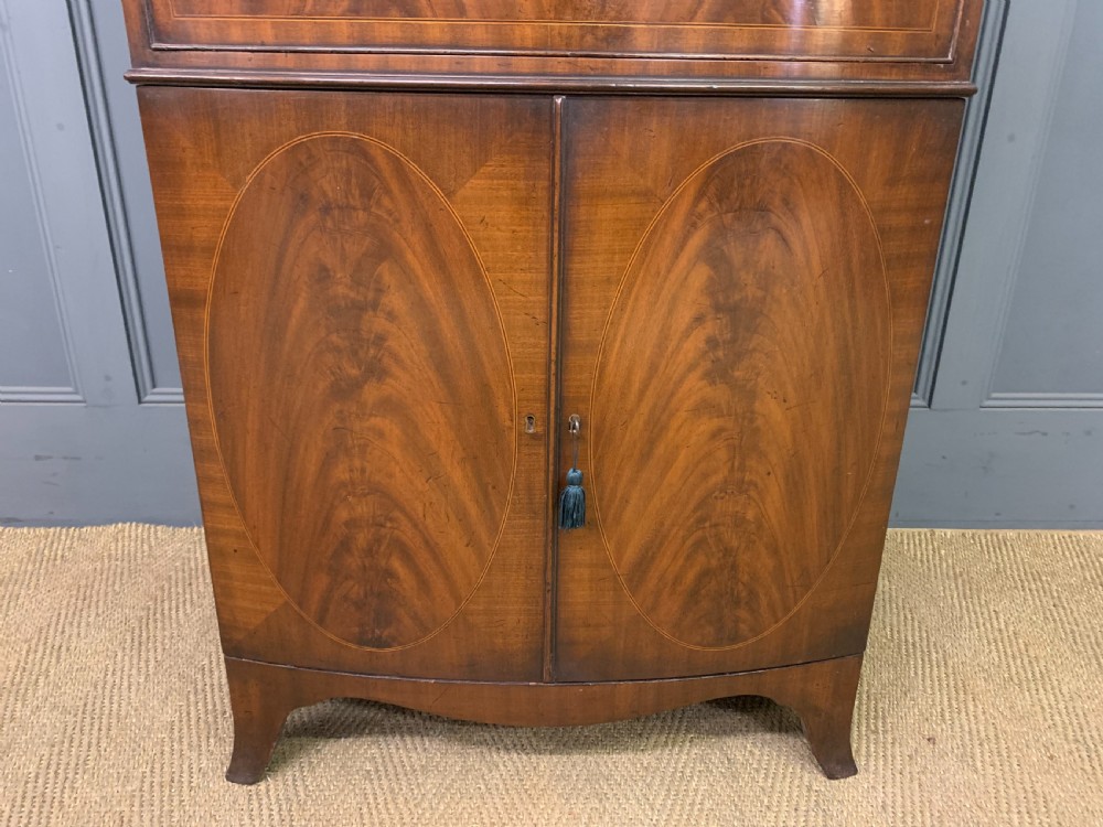 Edwardian Inlaid Mahogany Cupboard View III