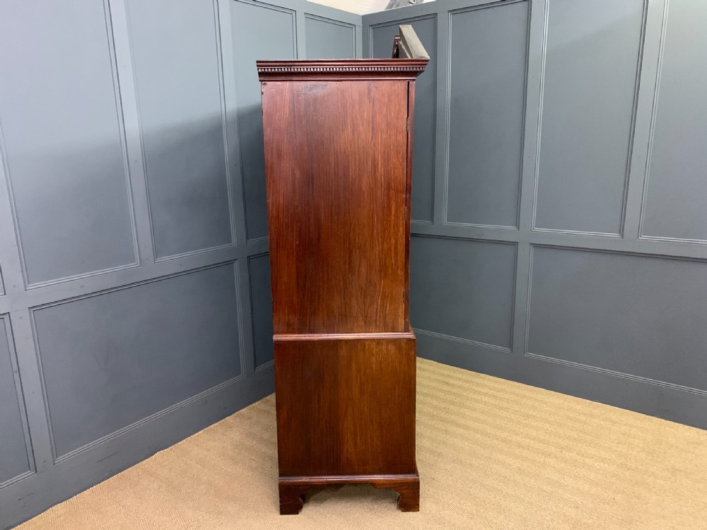 Georgian Mahogany Linen Press View XIV