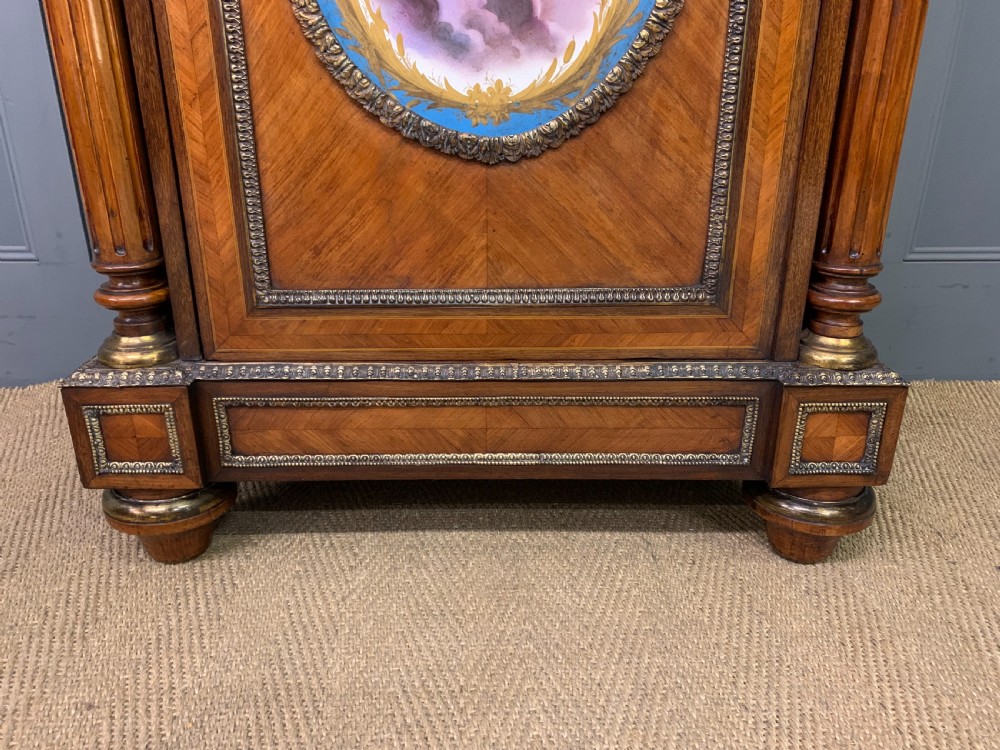 Pair of 19th Century Kingwood Pier Cabinets View VIII