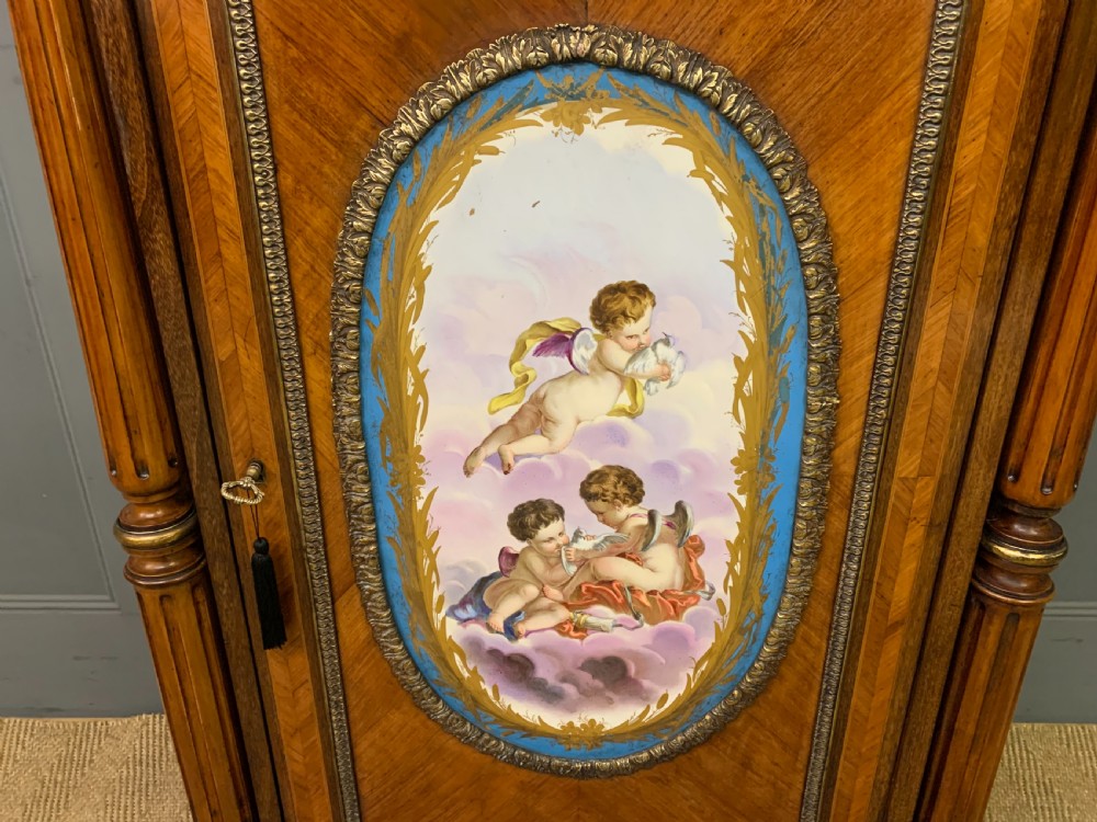 Pair of 19th Century Kingwood Pier Cabinets View X