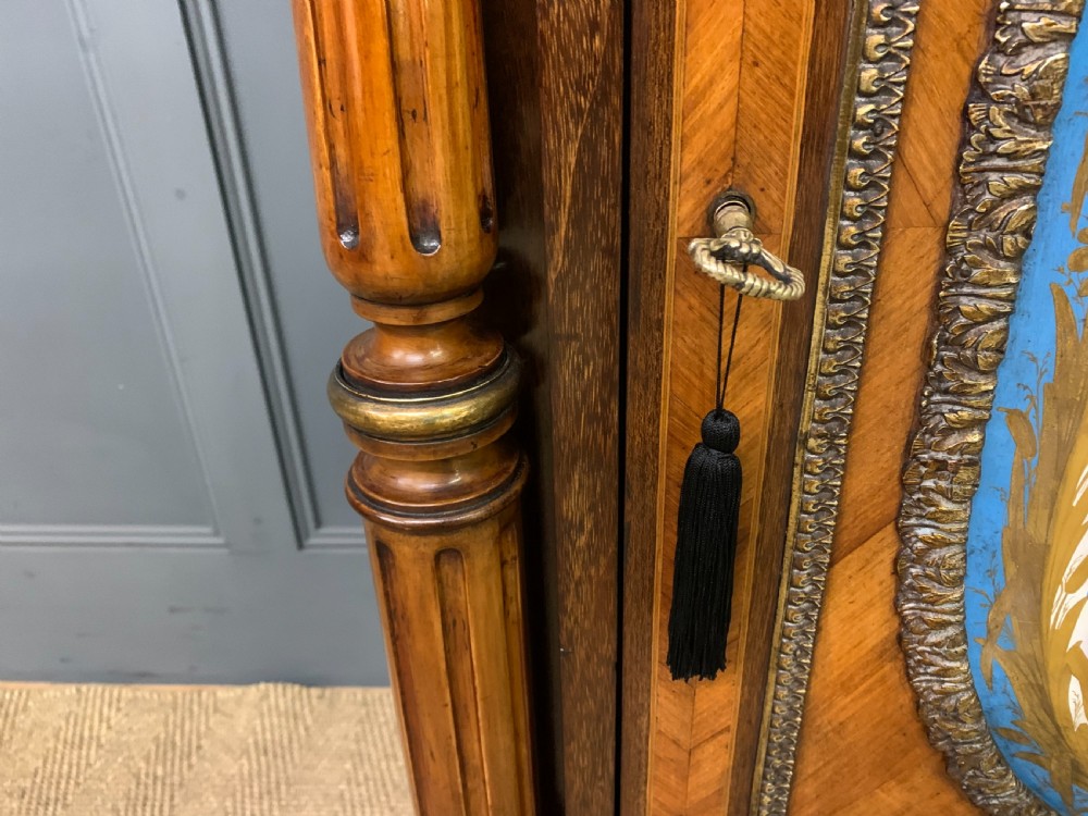 Pair of 19th Century Kingwood Pier Cabinets View XI