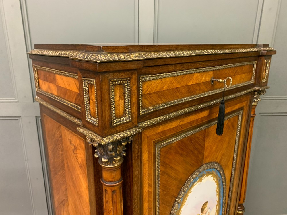 Pair of 19th Century Kingwood Pier Cabinets View XVIII