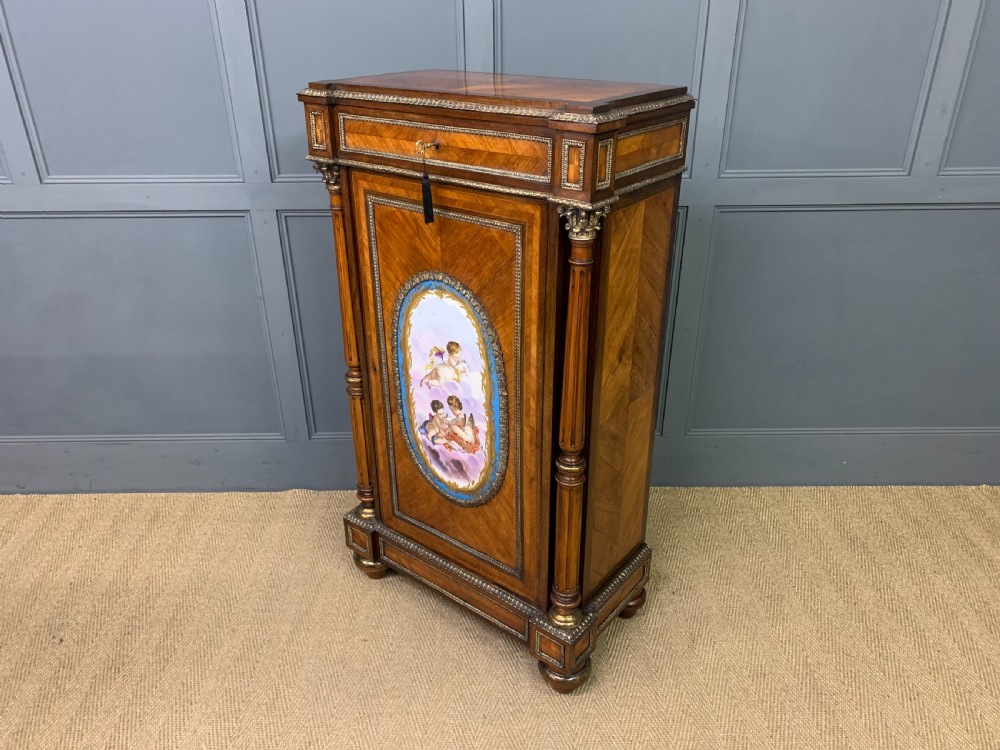 Pair of 19th Century Kingwood Pier Cabinets View XXIII