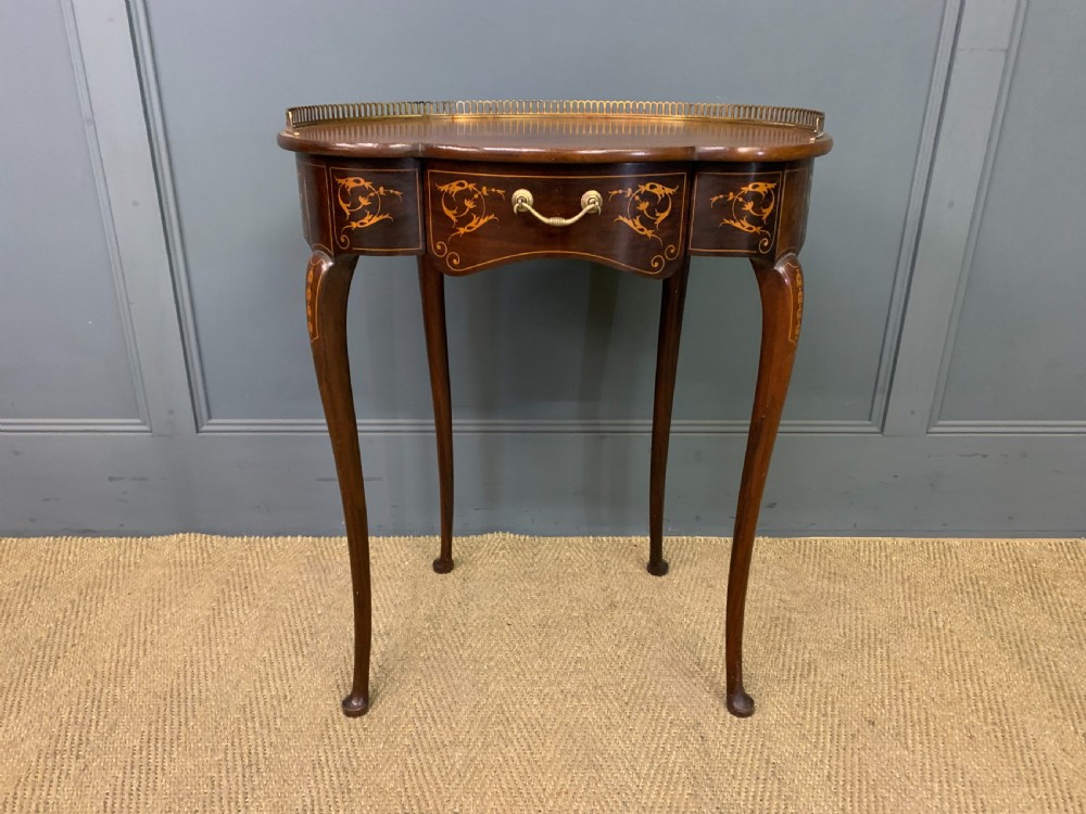 Inlaid Mahogany Lamp Table View II