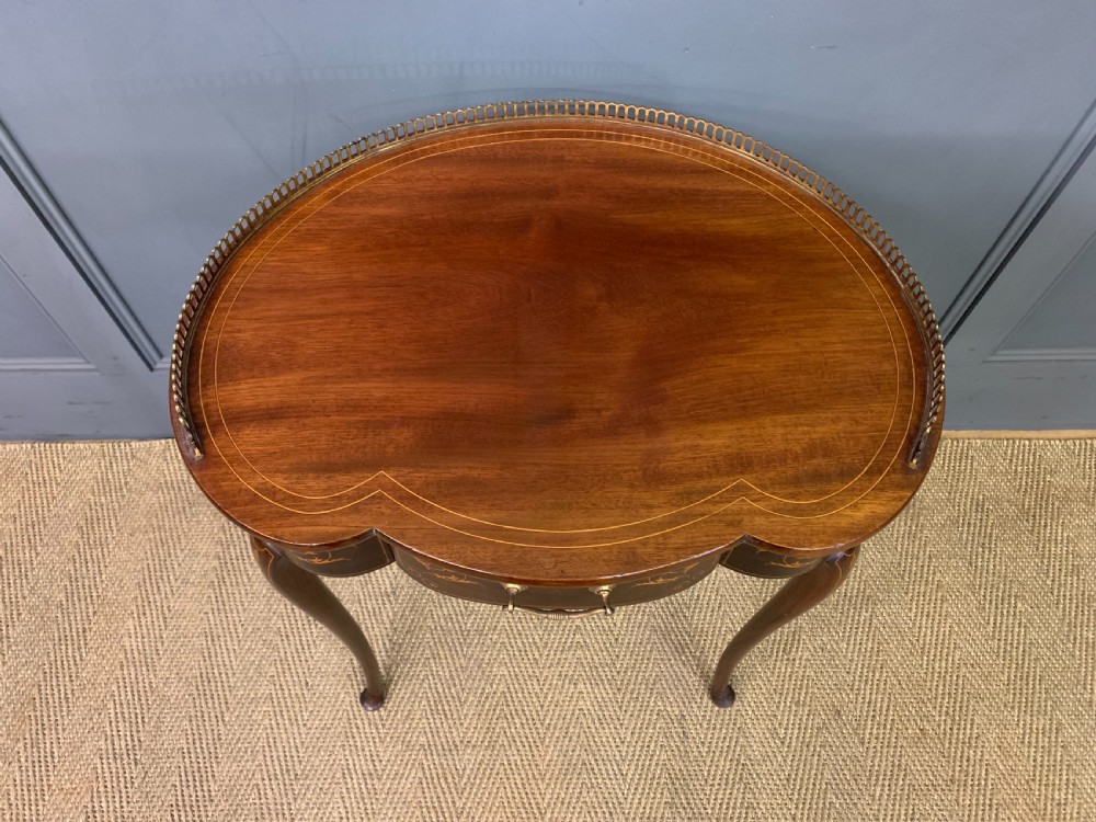 Inlaid Mahogany Lamp Table View III