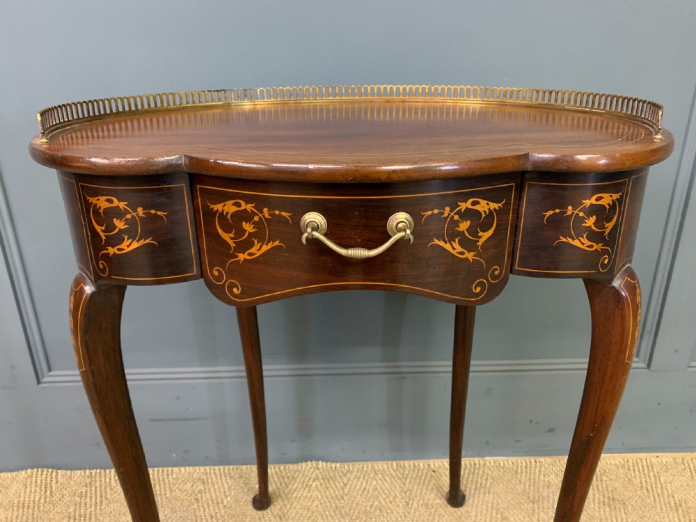 Inlaid Mahogany Lamp Table View V