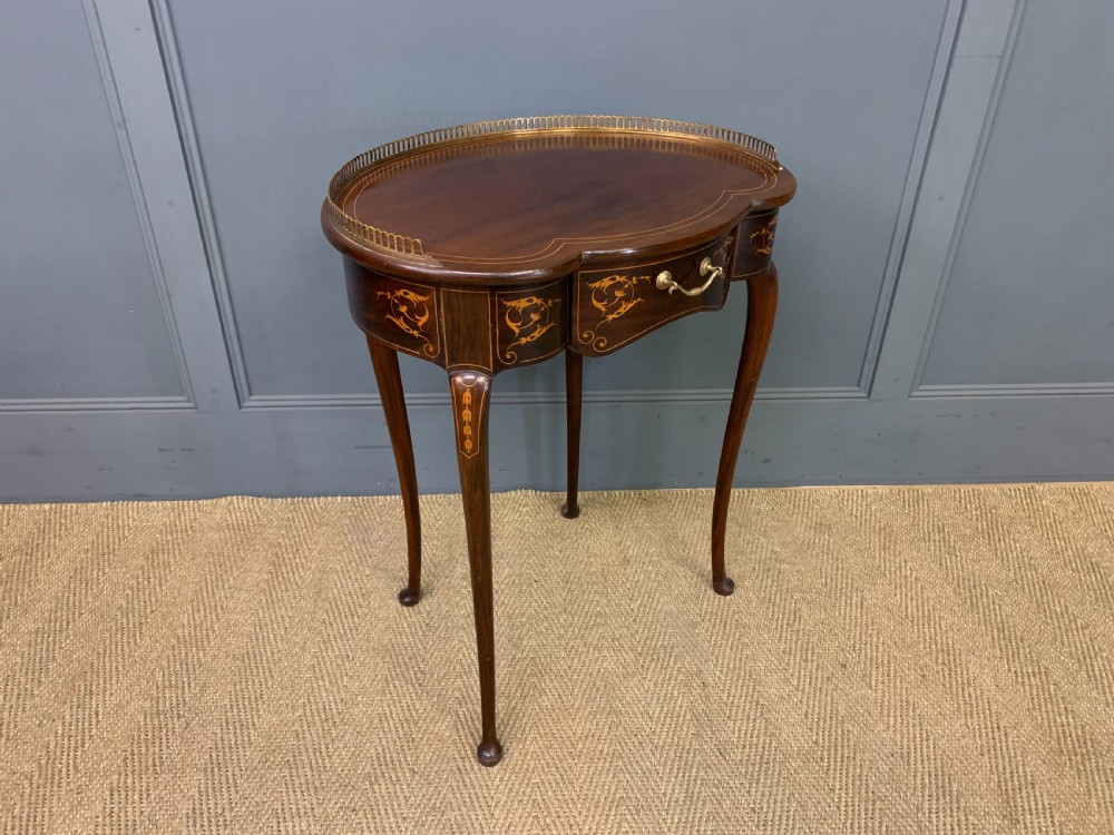 Inlaid Mahogany Lamp Table View VIII