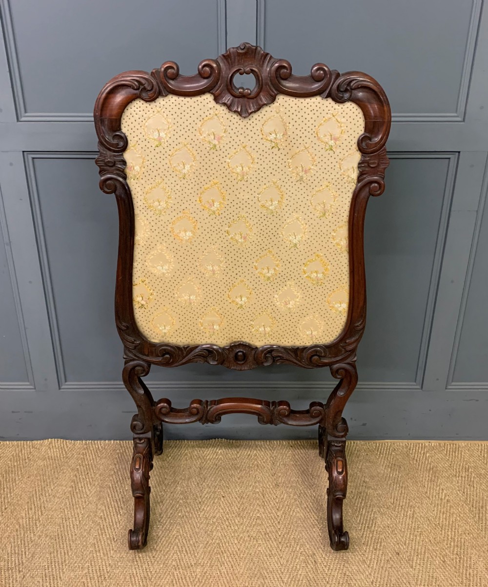Victorian Rosewood Firescreen View II