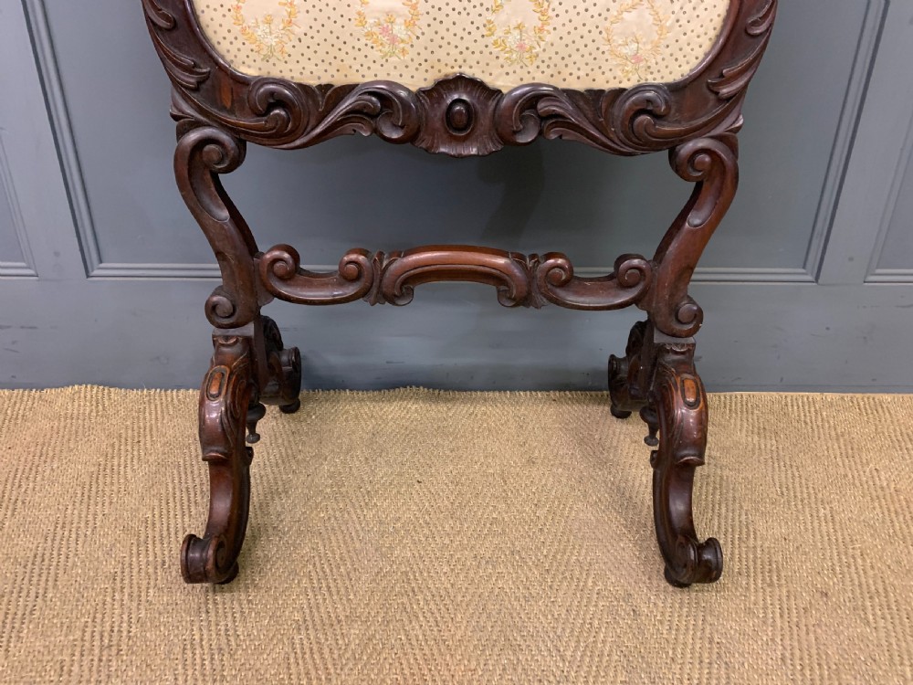 Victorian Rosewood Firescreen View IV