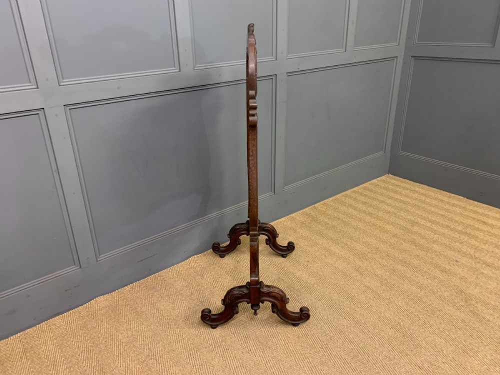 Victorian Rosewood Firescreen View VII