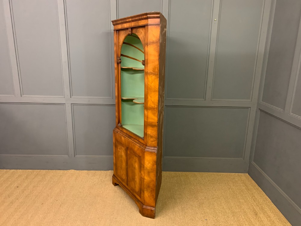 Burr Walnut Corner Cupboard View XIII
