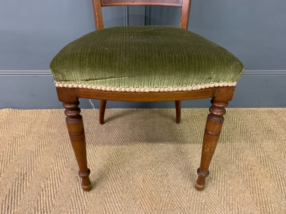 Set of 4 Inlaid Chairs by Maple & Co. View IV