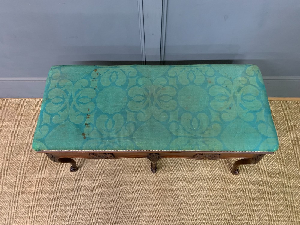 Rococo Style Mahogany Duet Stool View III