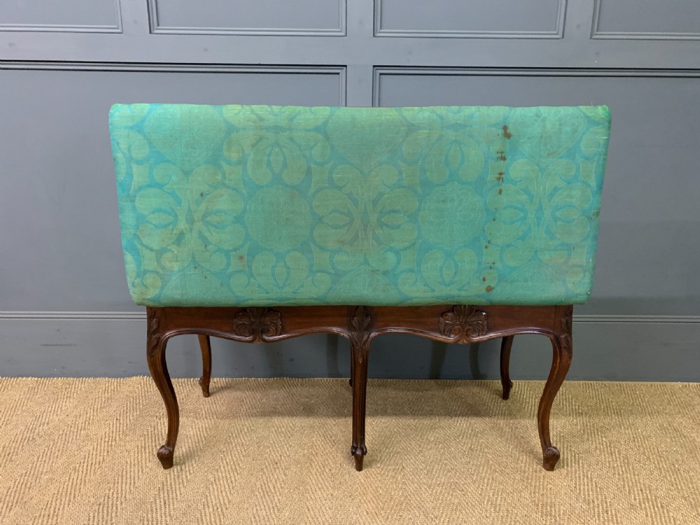 Rococo Style Mahogany Duet Stool View VIII