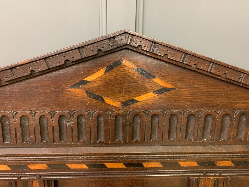 19th Century Oak High Back Settle View II