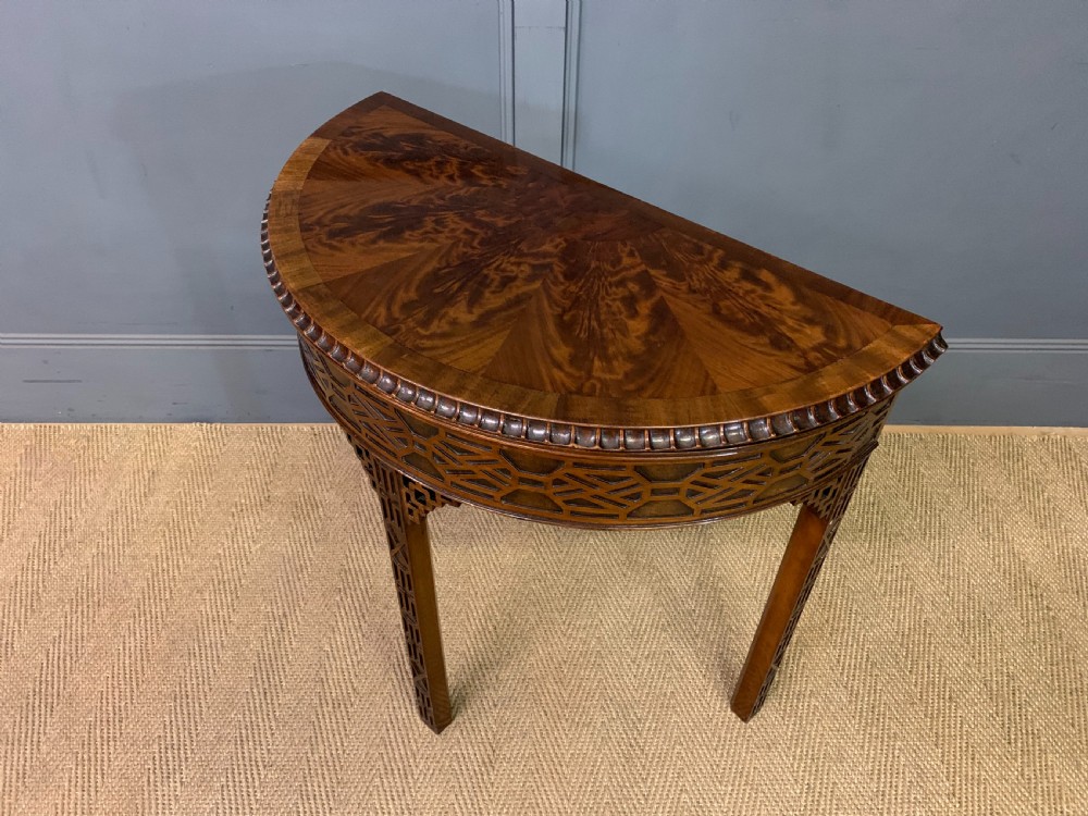 Mahogany Chippendale Style Card Table View XI