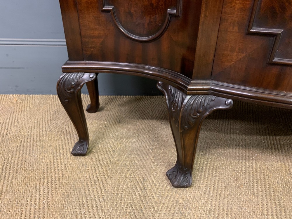 Pair of Flame Mahogany Commodes View XI