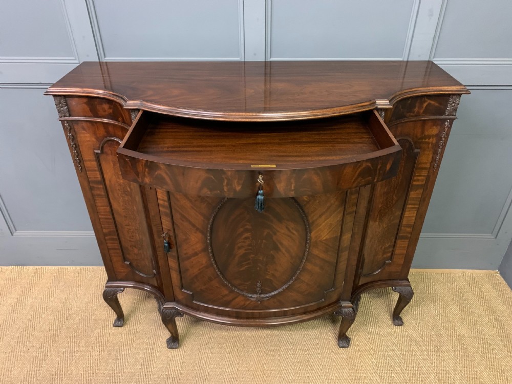 Pair of Flame Mahogany Commodes View XIII