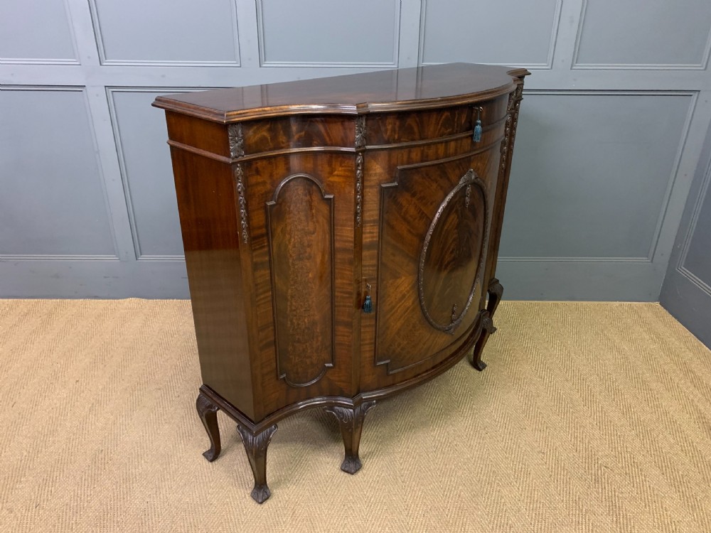 Pair of Flame Mahogany Commodes View XV
