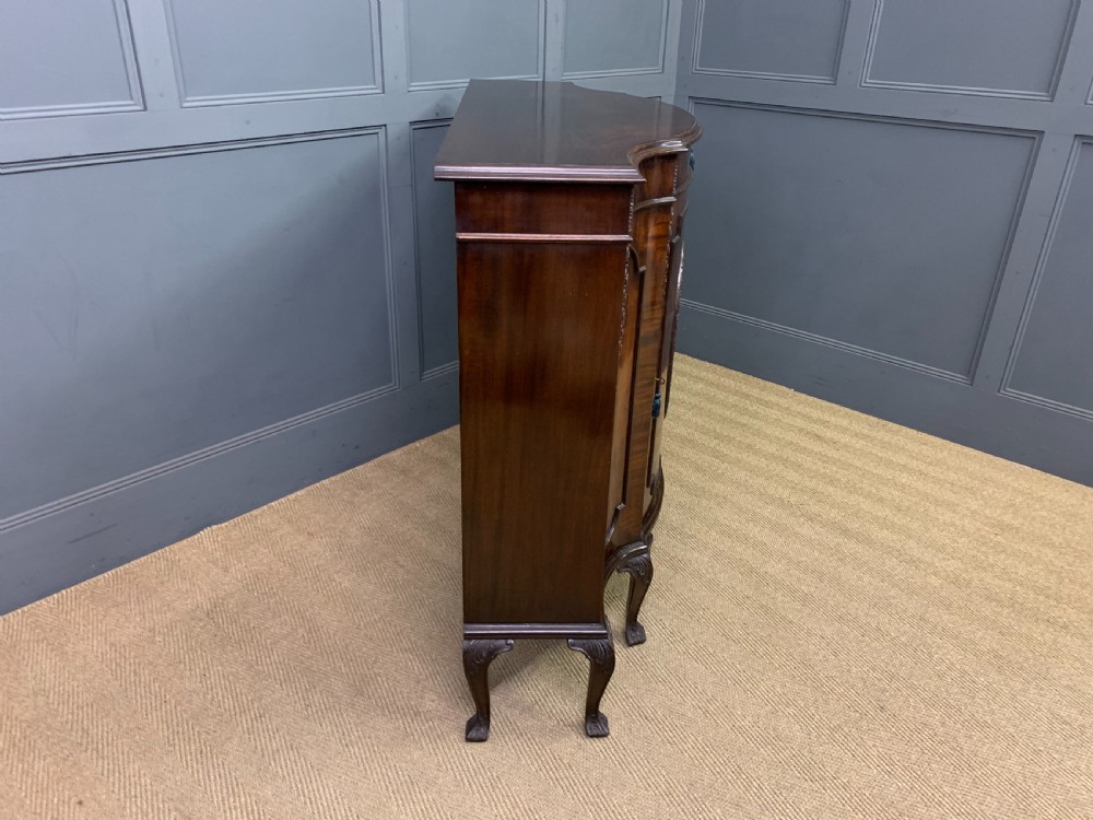 Pair of Flame Mahogany Commodes View XVI