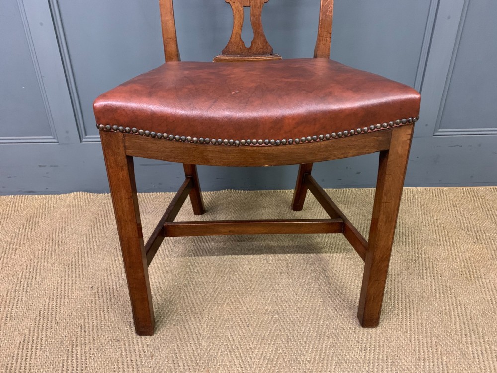 Set of 8 Mahogany Chippendale Style Dining Chairs View IV