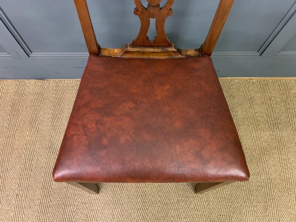 Set of 8 Mahogany Chippendale Style Dining Chairs View X
