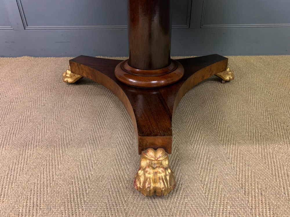 Regency Period Rosewood Loo Table View III