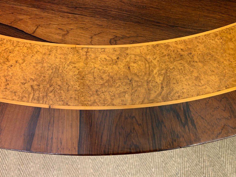 Regency Period Rosewood Loo Table View V