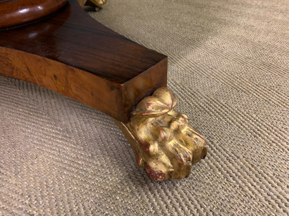 Regency Period Rosewood Loo Table View VI