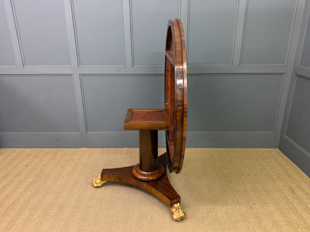 Regency Period Rosewood Loo Table View IX