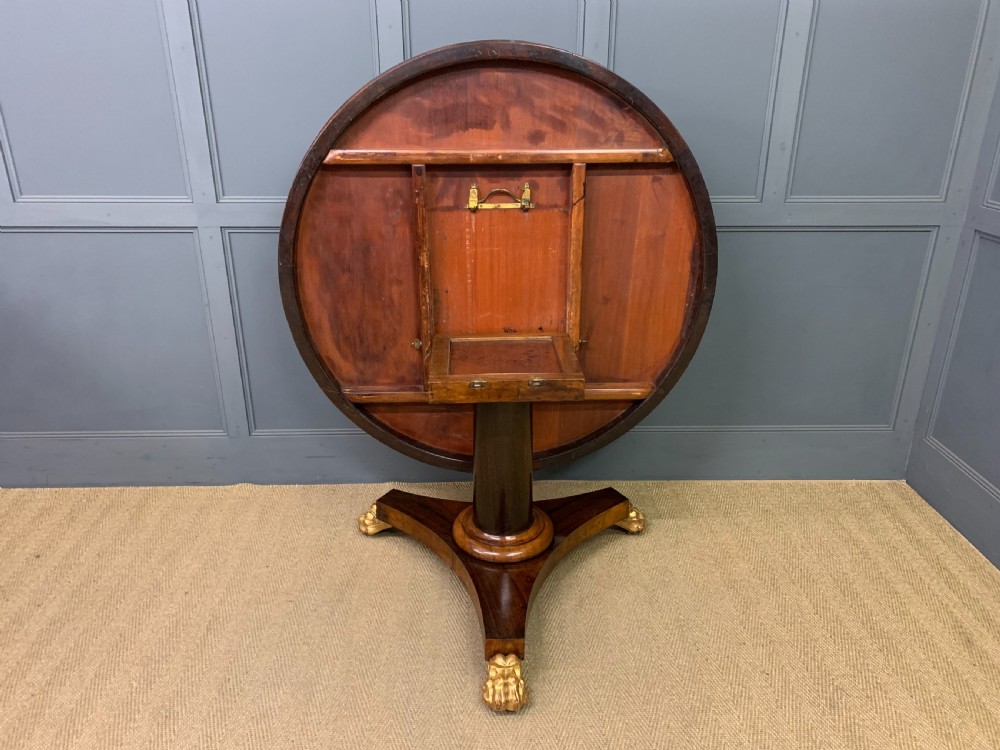Regency Period Rosewood Loo Table View X