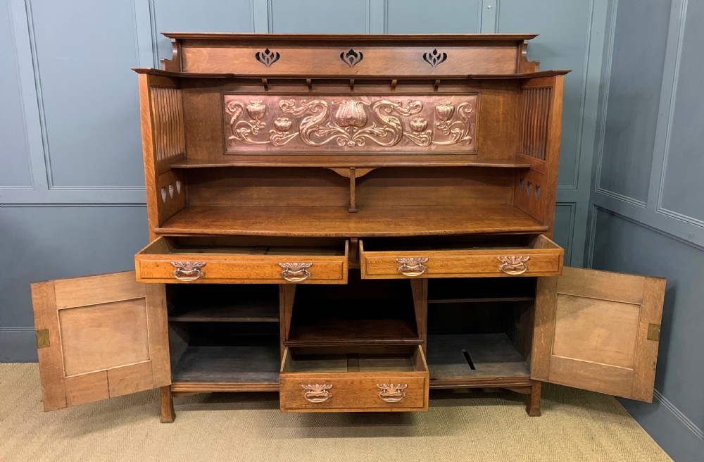 Shapland and Petter Arts and Crafts Sideboard View XIV